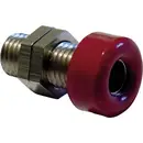 Douille banane 734357 Schnepp Ø de la broche: 4 mm Schnepp 734357 rouge 1 pc(s)