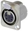 XLR embase femelle, contacts droits Neutrik NC5FD-LX Nombre de pôles: 5 argent 1 pc(s)