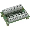Module de test CAGE CLAMP® série 236 pour 10 lampes independantes support de montage pour rail TS 35 WAGO 289-151