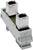 Module adaptateur RJ45 double sur rail DIN, adapté aux applications de réseau industriel.