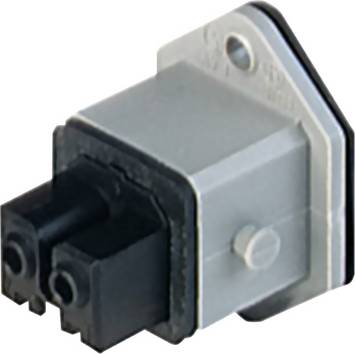 Hirschmann 932 047-106-200 Connecteur d'alimentation STAKEI embase femelle, verticale Nombre total de pôles: 2 + PE 16 A gris 1 pc(s)