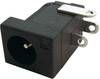 Connecteur basse tension embase femelle horizontale Cliff DC-10L FC681465 Diamètre intérieur: 6.3 mm 2.1 mm 1 pc(s)