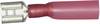 Cosse clip 6.3 mm x 0.8 mm Vogt Verbindungstechnik 3903h avec gaine thermorétractable 180 ° partiellement isolé rouge 1 pc(s)