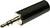 Adaptateur audio noir de 3,5 mm, fiche mâle.