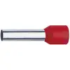 Embout simple d'extrémité de câble Klauke 47612 10 mm² x 12 mm partiellement isolé rouge 100 pc(s)