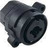Cliff FC2470 XLR embase femelle, verticale Nombre de pôles: 3 noir 1 pc(s)