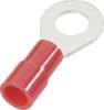 Cimco 180026 Cosse à oeillet Section max.=1 mm² Ø du trou=5.3 mm partiellement isolé rouge 1 pc(s)