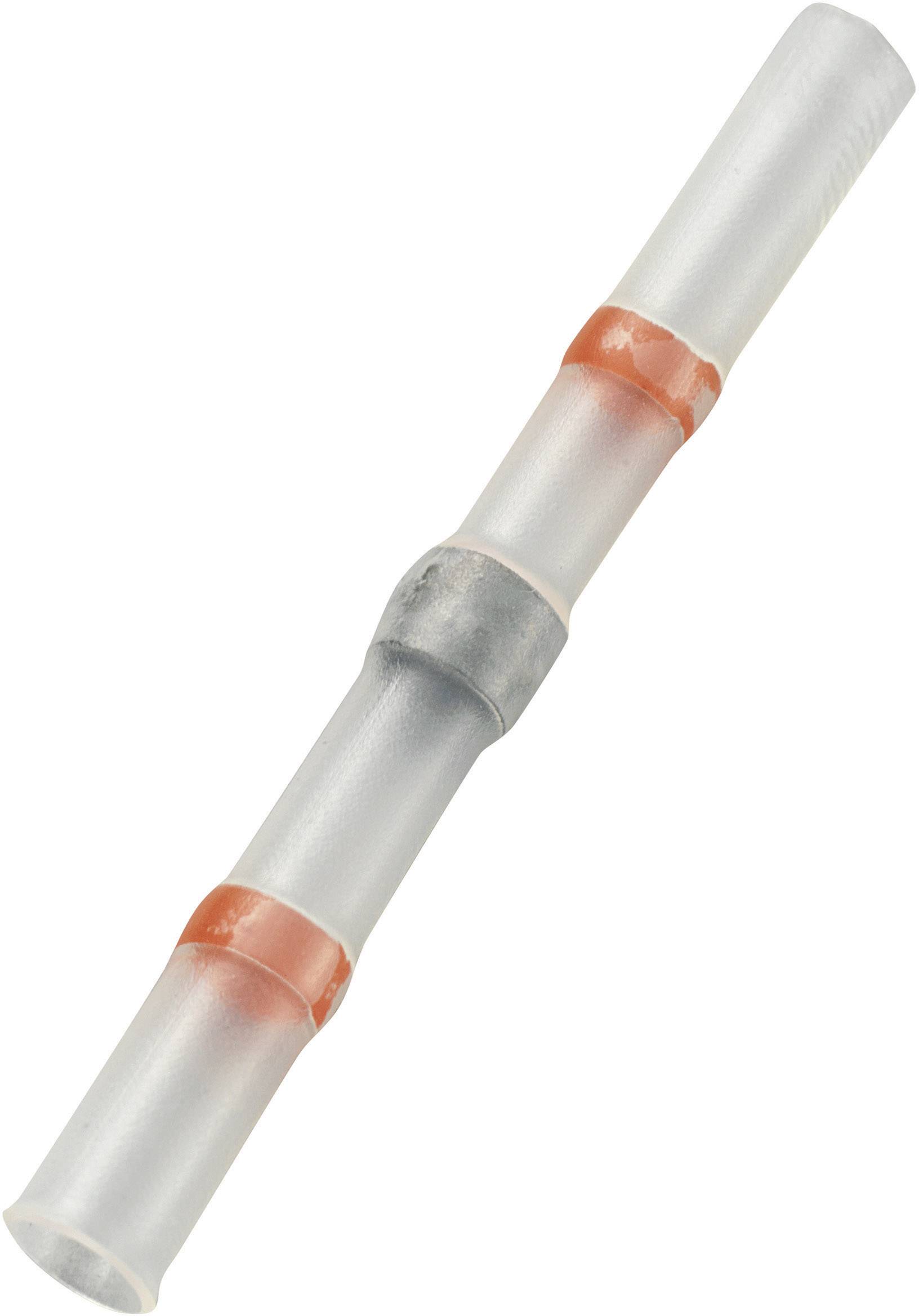 Manchon thermosoudable TRU COMPONENTS JFST-2-R/30S 736410 avec gaine thermorétractable 0.304 mm² 0.705 mm² entièrement i