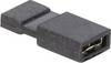Shunt fermé, avec languette Fischer Elektronik CAB 15 G S Pôle:2 Pas: 1.27 mm noir 1 pc(s)