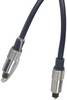 Câble de raccordement S-Conn 69006-1.0MHQ [1x Toslink mâle (ODT) - 1x Toslink mâle (ODT)] 1 m bleu contacts dorés