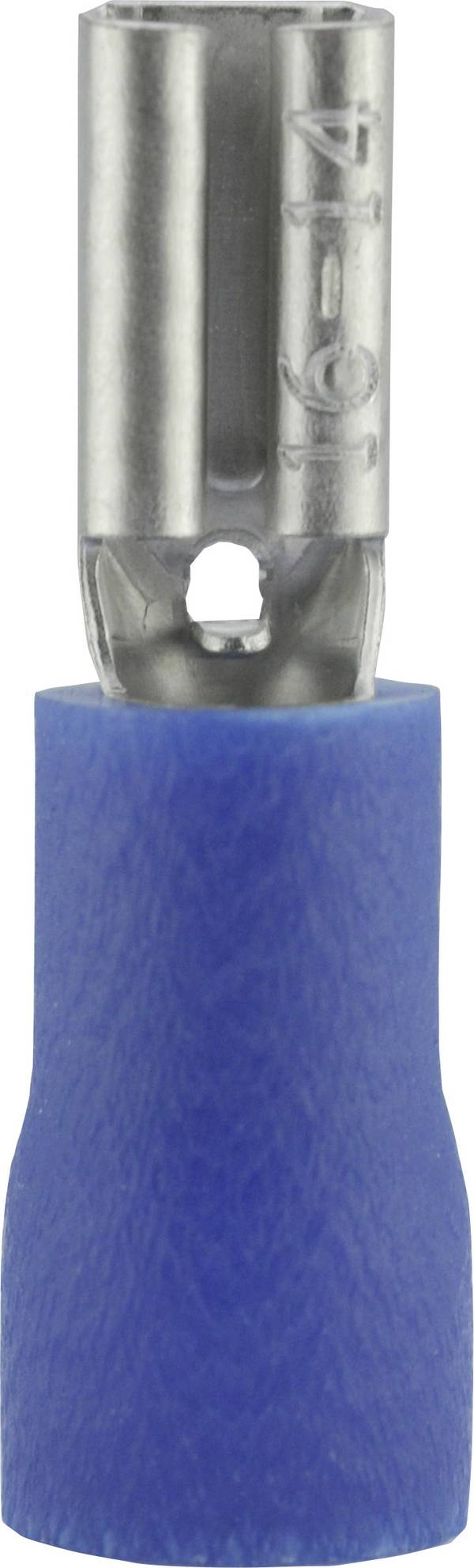 Cosse clip 2.8 mm x 0.8 mm Vogt Verbindungstechnik 389908S 180 ° partiellement isolé bleu 1 pc(s)
