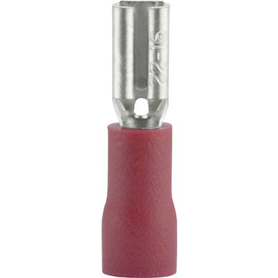 Cosse clip 2.8 mm x 0.5 mm Vogt Verbindungstechnik 390005S  180 ° partiellement isolé rouge 1 pc(s) 
