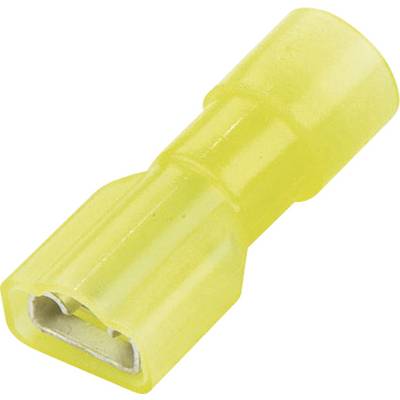 Cosse clip 6.3 mm x 0.8 mm Vogt Verbindungstechnik 3967S  180 ° entièrement isolé jaune 1 pc(s) 