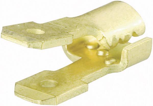 Répartiteur à languette mâle 2.8 x 0.5 mm Vogt Verbindungstechnik 378105.60 avec dérivation 180 ° non isolé métal 1 pc(s)
