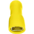 Cosse clip 6.3 mm x 0.8 mm Vogt Verbindungstechnik 3947 180 ° entièrement isolé jaune 1 pc(s)