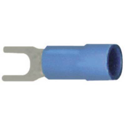 Vogt Verbindungstechnik 3623C Cosse à fourche  1.50 mm² 2.50 mm² Ø du trou=3.2 mm partiellement isolé bleu 1 pc(s) 