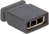Shunt fermé Fischer Elektronik 10005984 Pôle:2 Pas: 2.54 mm noir 1 pc(s)