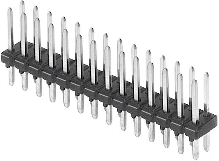 W & P Products Barrette mâle (standard) Nbr de rangées: 2 Nombre de pôles par rangée: 3 944-13-006-00 1 pc(s)