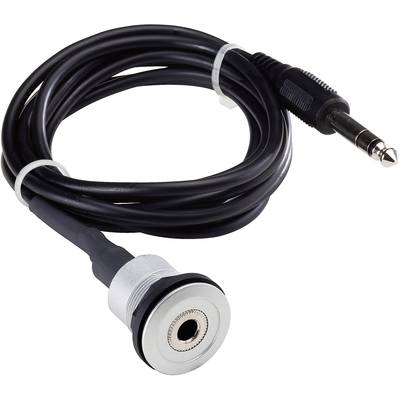 Câble audio Schlegel RRJ_KL6.3_200CM [1x Jack mâle 6.35 mm - 1x Jack femelle 6.35 mm] 2.00 m noir 