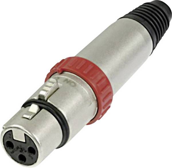 XLR femelle, droit Neutrik NC3FXS Nombre de pôles: 3  argent 1 pc(s)