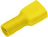 Cosse clip 4.8 mm x 0.5 mm Cimco 180270 180 ° entièrement isolé jaune 1 pc(s)