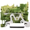 Borne de base WAGO 2022-1207 5.20 mm ressort de traction Affectation: terre vert, jaune 1 pc(s)