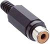 Cinch/RCA femelle, droit Lumberg XKTO 1-BK Nombre de pôles: 2 noir 1 pc(s)