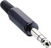 Jack 6.35 mm mâle, droit Lumberg KLS 3 Nombre de pôles: 3 stéréo noir 1 pc(s)