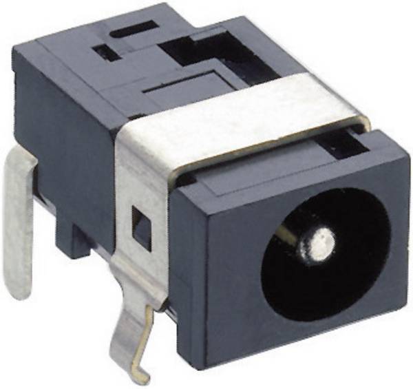 Connecteur basse tension embase femelle horizontale Lumberg 1613 07 Diamètre intérieur: 5.15 mm 1.65 mm 1 pc(s)