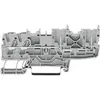 Borne de base WAGO 2022-1401 5.20 mm ressort de traction Affectation: L gris 1 pc(s)