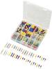 TRU COMPONENTS 739925 Assortiment de cosses à sertir 0.50 mm² 2.50 mm² bleu, jaune, rouge, blanc 382 pc(s)