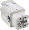 LAPP 10432000 Insert femelle EPIC® H-A 4 Nombre total de pôles 4 + PE 1 pc(s)