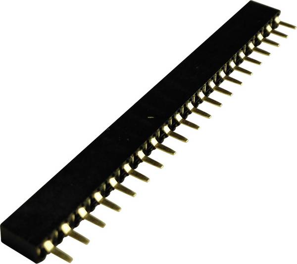 Barrette femelle (standard) Nbr de rangées: 1 Nombre de pôles par rangée: 20 740241 1 pc(s)