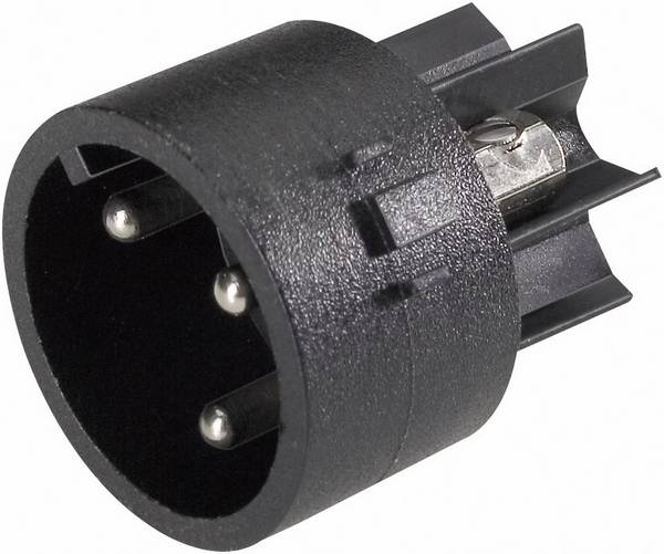 Bulgin  SA3320  Cosse cylindrique mâle  mâle, droit  Nombre total de pôles: 2  Série (connecteur rond): SA    1 pc(s)