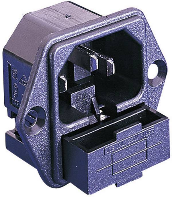 Connectique pour appareils réfrigérants série (connecteur réseau) PF Bulgin PF0001/63 embase mâle verticale Nombre total de pôles: 2 + PE 10 A noir 1 pc(s)