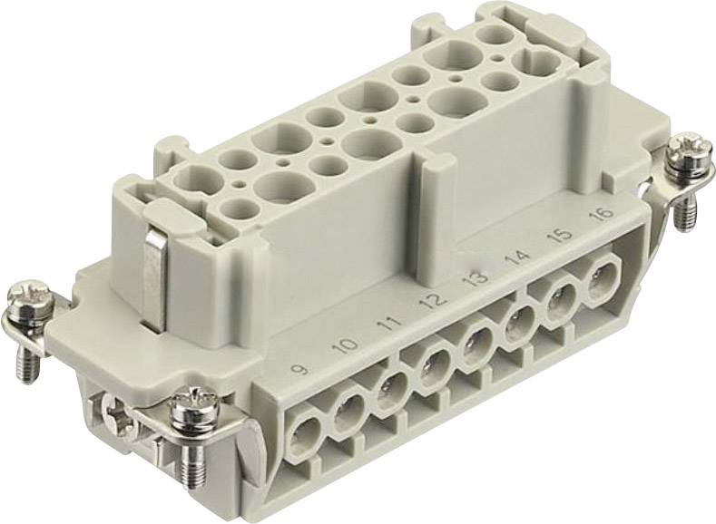 HARTING 09330162701 Insert femelle Han® E 16 + PE raccord à vis 1 pc(s)