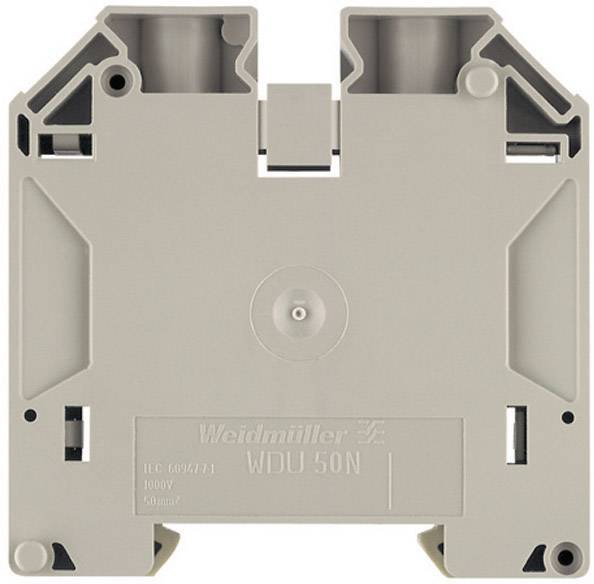Bloc de jonction de passage Weidmüller WDU 50N 1820840000-1 beige foncé 1 pc(s)