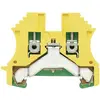 Bloc de jonction de protection Weidmüller WPE 2.5 1010000000-1 vert-jaune 1 pc(s)