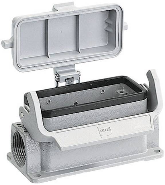 Embase à monter en saillie Han® 24B-asg1-LB-K-21 09300241255 HARTING 1 pc(s) Single