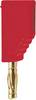 Fiche banane mâle Ø de la broche: 4 mm Stäubli SLS425-A 22.2631-22 rouge 1 pc(s)