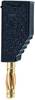 Fiche banane mâle Ø de la broche: 4 mm Stäubli SLS425-A 22.2631-21 noir 1 pc(s)
