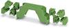 Elément supérieur de boîtier pour rail Phoenix Contact ME 22,5 OT-MSTBO SET 2907444 Polyamide vert 99 x 22.5 1 pc(s)