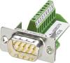 SUB-D mâle 9 pôles Phoenix Contact 1688379 180 ° raccord à vis 1 pc(s)