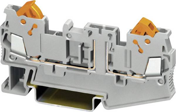 Phoenix Contact QTC 1,5-TG 3205145 Bloc de jonction sectionnable Nombre de pôles: 2 0.25 mm² 1.5 mm² gris 1 pc(s)