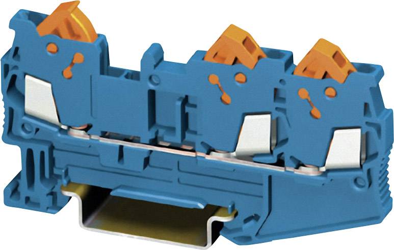Bloc de jonction simple Contenu: 1 pc(s) Phoenix Contact QTC 1,5-TWIN BU 3205051