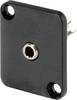 Hicon HI-J25SEFD Jack 2.5 mm embase femelle, contacts droits Nombre de pôles: 3 stéréo noir 1 pc(s)