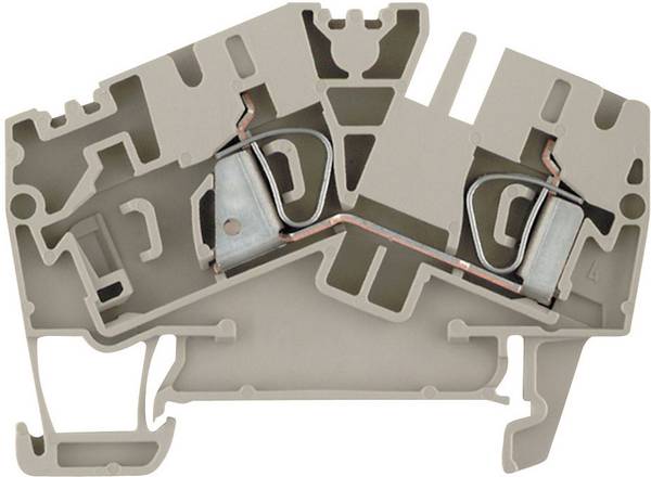 Bloc de jonction de passage Weidmüller ZDU 2.5-2 1772060000-1 beige foncé 1 pc(s)