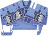Bloc de jonction de passage Weidmüller ZDU 2.5-2/3AN BL 1706040000 bleu 1 pc(s)