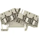 Bloc de jonction de passage Weidmüller ZDU 2.5-2/3AN 1706010000 beige foncé 1 pc(s)