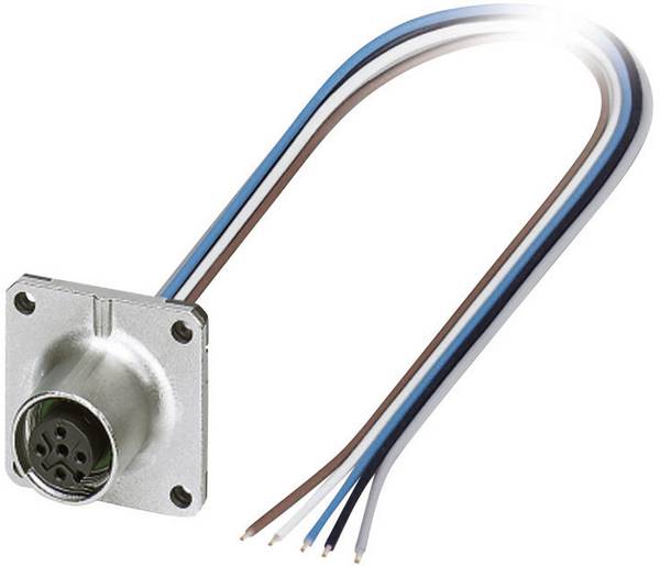 Embase mâle M12 pour capteurs/actionneurs Phoenix Contact SACC-SQ-M12FS-5CON-25F/0,5 1440986 Pôle: 5 Contenu: 1 pc(s)